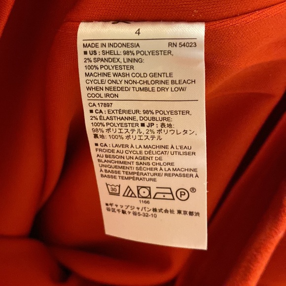 Banana Republic Cute red dress Size 4 - Picture 3 of 3